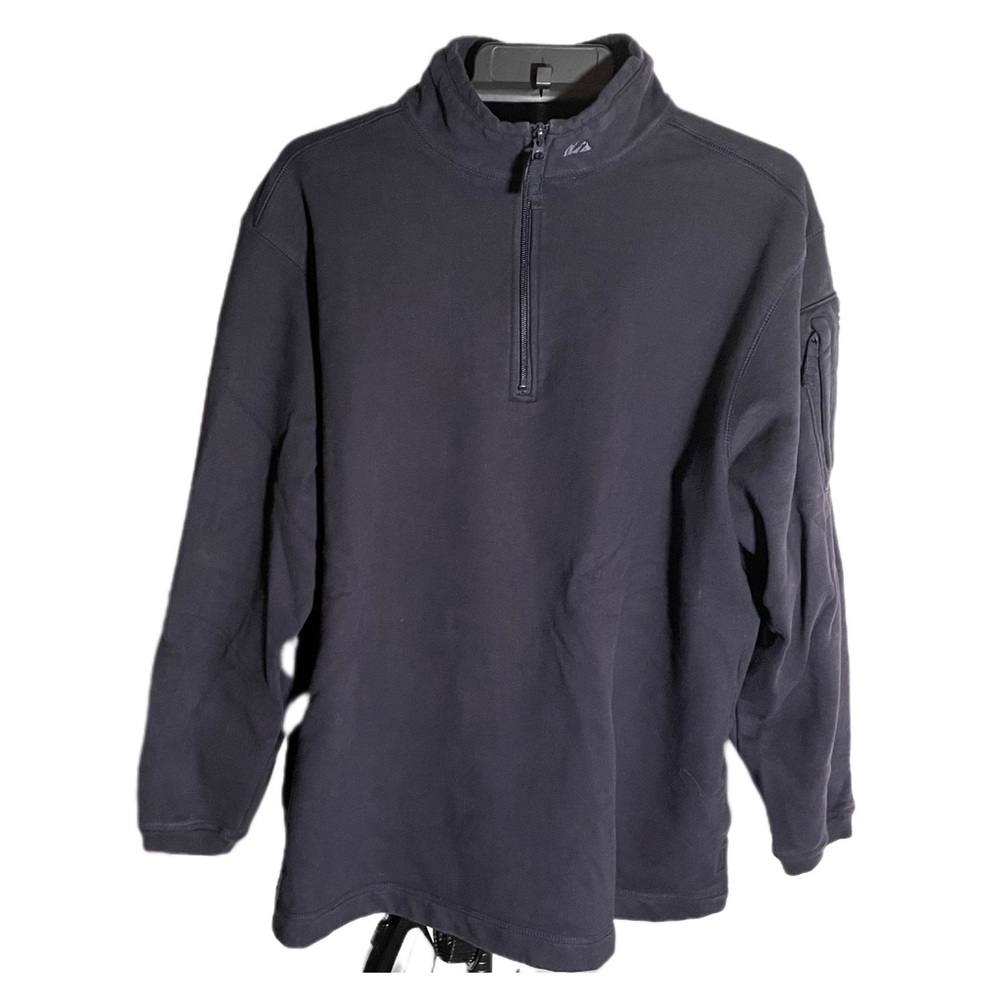 Eotac Operator Grade Navy Tactical Zippered Pullover Sweatshirt L